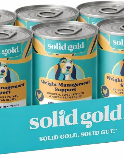 Load image into Gallery viewer, Weight Management Dog Food - Fit &amp; Fabulous Wet Grain Free Dog Food Made with Real Chicken, Sweet Potato and Green Bean - for Weight Control and Dogs with Sensitive Stomachs
