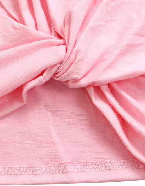 Load image into Gallery viewer, Girls Casual Tunic Tops Knot Front Long Sleeve Loose Soft Blouse T-Shirt Size 4-13

