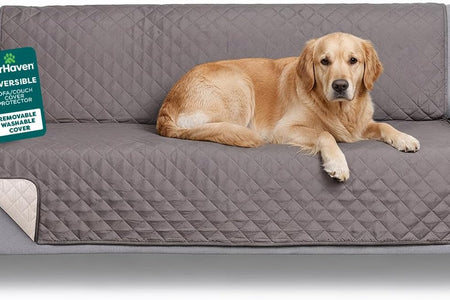 Furniture Cover for Dogs and Cats - Water-Resistant Living Room Furniture Protector for Chairs, Recliners, Loveseats, & Sofas - Multiple Colors, Sizes, & Styles