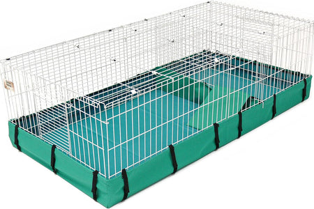 Guinea Habitat plus Guinea Pig Cage by Midwest W/ Top Panel, 47L X 24W X 14H Inches