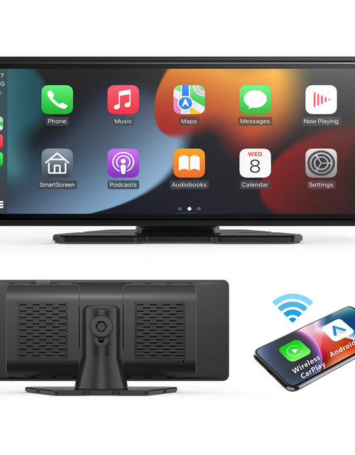 Load image into Gallery viewer, Universal Portable Carplay for Car Screen, Wireless Carplay Screen Wireless Car Stereo with Carplay Android Auto, Car Touchscree
