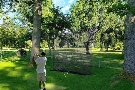 Golf Practice Net Golf Ball Hitting Netting,Heavy Duty Nylon Golf Sports Netting Barrier Nets 10X10Ft/10X15Ft/10X20Ft